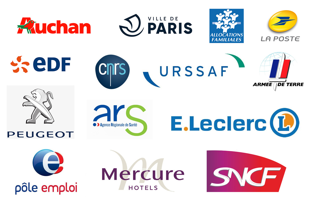  Formations  à , La Roche-sur-Yon 85, Angers 49 - Références clients 